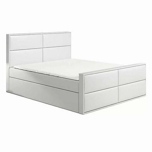 A&J MöbelLand GmbH Boxspringbett HILD mit 2 Bettkästen, Bonell-Matratze und günstig online kaufen