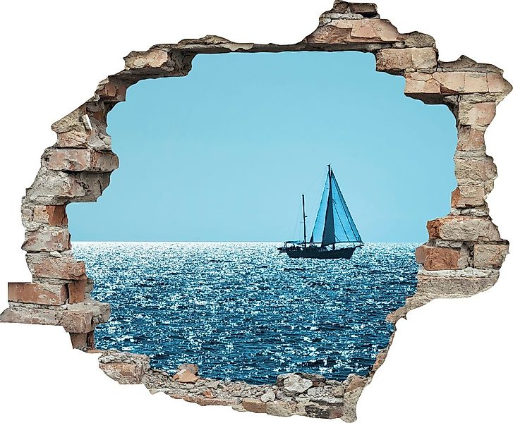 queence Wandtattoo Segelboot (1 St), Wandsticker, Wandbild, selbstklebend, günstig online kaufen