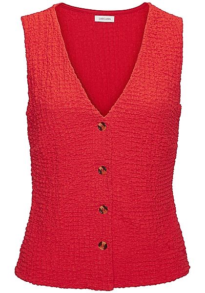 LASCANA Tanktop mit V-Ausschnitt, Sommertop, Anzugweste günstig online kaufen