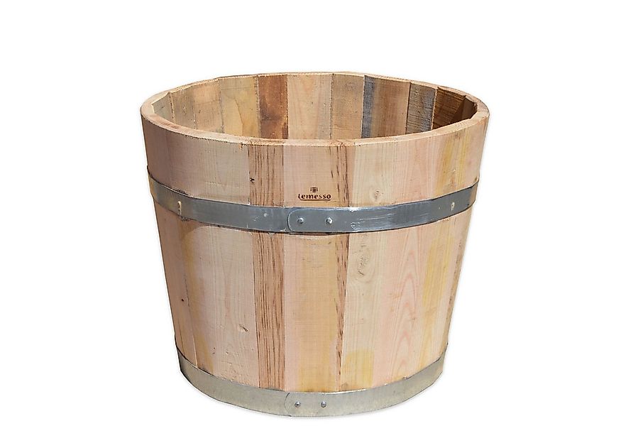 Temesso Pflanzkübel Kübel NATUR, Pflanzkübel aus Kastanienholz, 30 bis 60 c günstig online kaufen