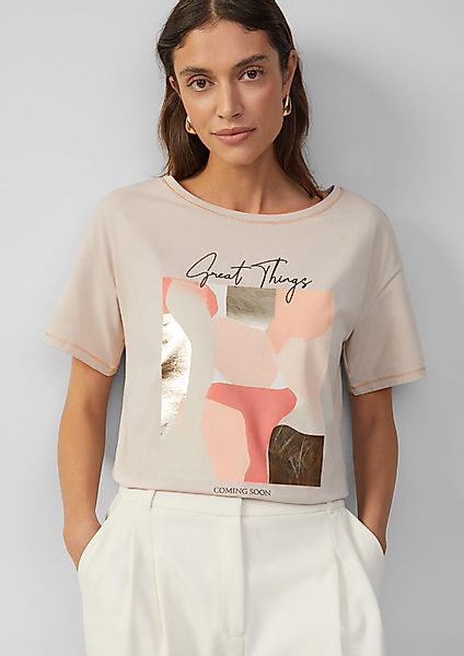 s.Oliver BLACK LABEL Kurzarmshirt T-Shirt im günstig online kaufen