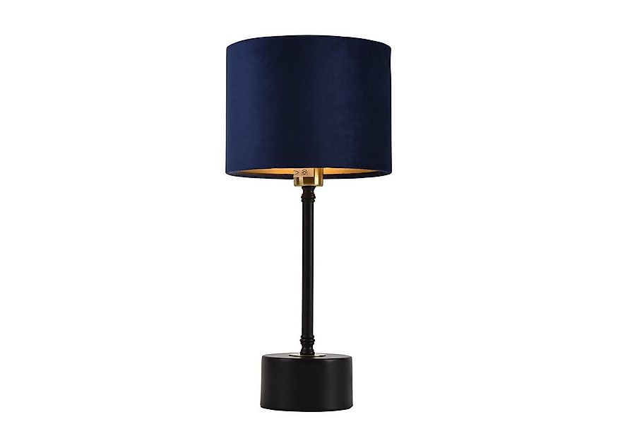 lux.pro Tischleuchte, ohne Leuchtmittel, »Deventer« Schwarz/Kupfer, Schirm günstig online kaufen