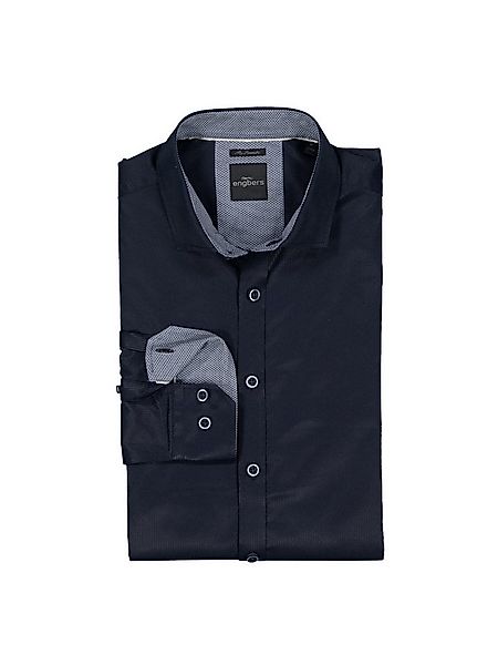 Engbers Langarmhemd engbers Herren Langarm-Hemd "My Favorite", Marineblau günstig online kaufen