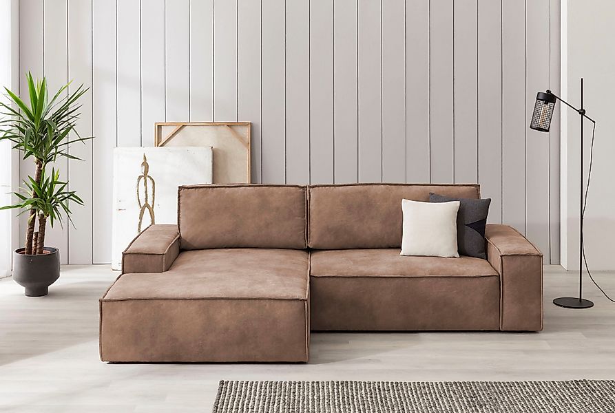 Home affaire Ecksofa SHERWOOD Schlafsofa 267 günstig online kaufen