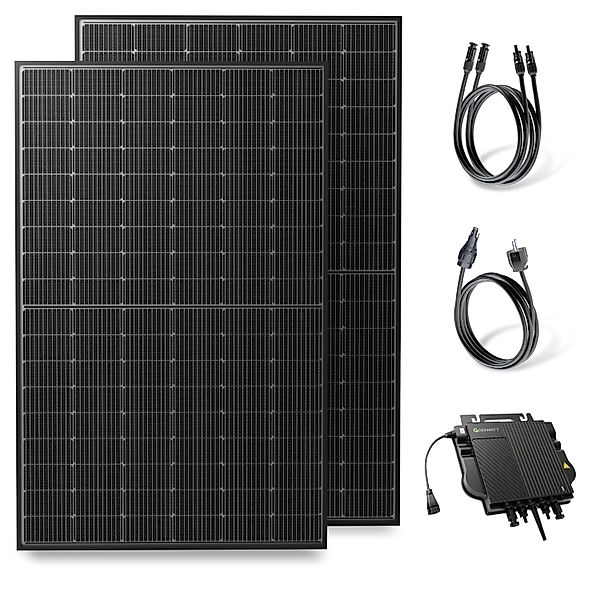Solakon Balkonkraftwerk 900W/800W Solaranlage Steckerfertig Komplettset Pho günstig online kaufen