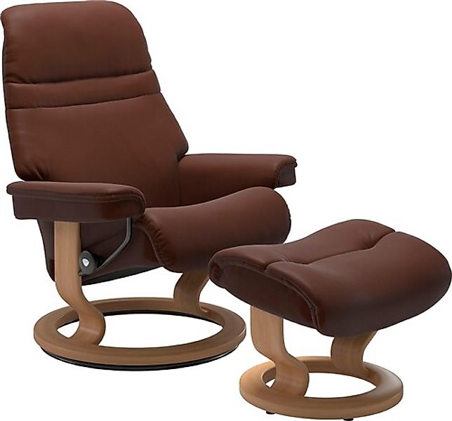 Stressless® Relaxsessel »Sunrise« Relaxsessel mit Hocker, mit Classic Base, günstig online kaufen