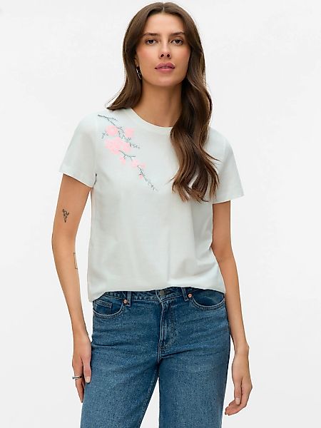 Vero Moda Kurzarmshirt "VMGLOW SS TOP BOX JRS" Baumwolle günstig online kaufen