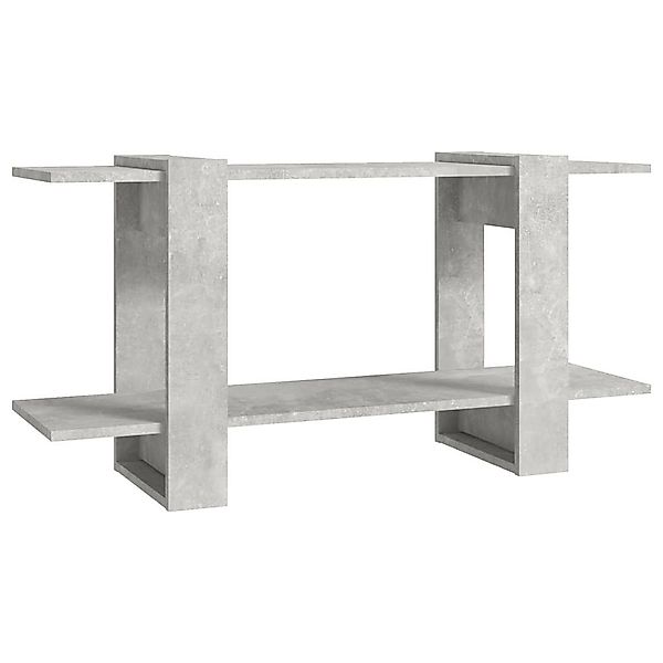 vidaXL Bücherregal Bücherregal Betongrau 100x30x51 cm günstig online kaufen