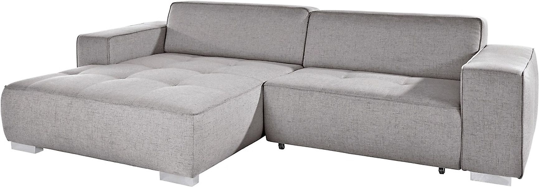 Home affaire Ecksofa "Sapporo L-Form" wahlweise Bettfunktion oder Sitztiefe günstig online kaufen