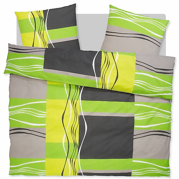my home Bettwäsche "Kelian" 3 tlg. in verschiedenen Qualitäten, gemusterte günstig online kaufen