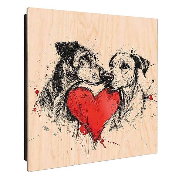 Banjado Schlüsselkasten Holz 30x30cm Schwarz Scharnier Rechts 50 Haken Desi günstig online kaufen