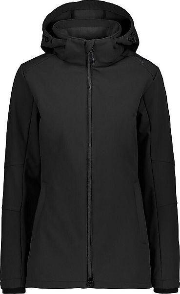 CMP Softshelljacke W JCKT ZIP HOOD schwarz-orange günstig online kaufen