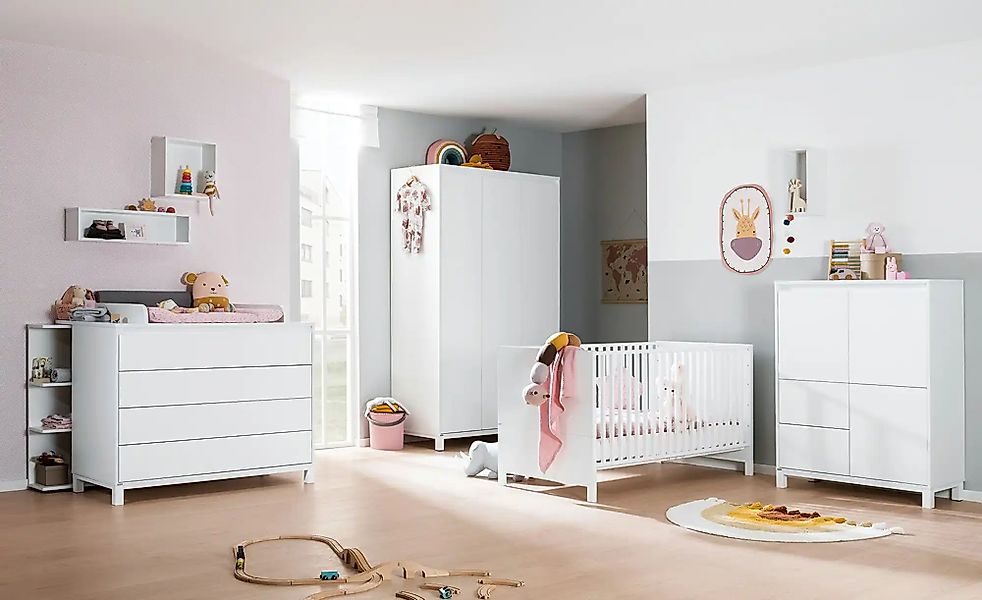 PAIDI Kleiderschrank  Olli ¦ weiß ¦ Maße (cm): B: 123,5 H: 204 T: 56.1 Schr günstig online kaufen