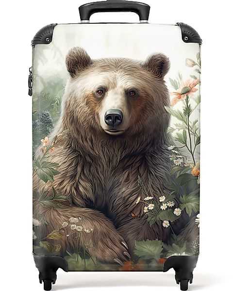 NoBoringSuitcases.com© Hartschalen-Trolley Braunbär - Wildtiere - günstig online kaufen