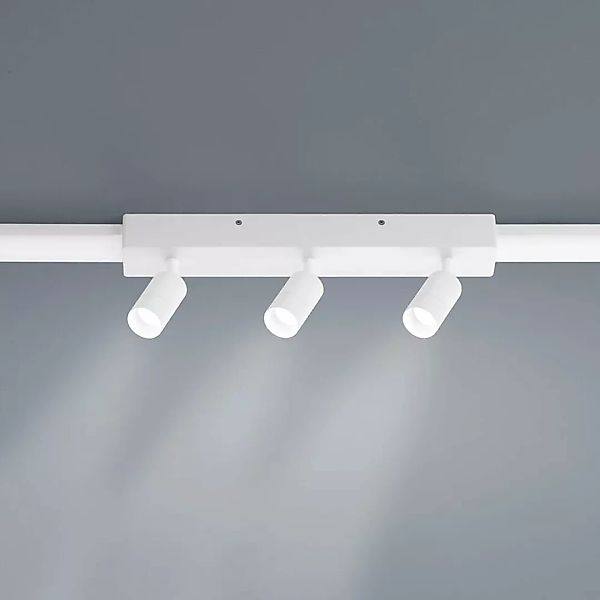 LED Lichtschienen Spot Vigo in weiß-matt 3x4W 1080lm Endelement günstig online kaufen