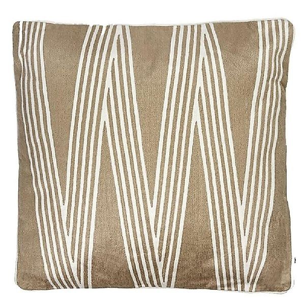 Lambert Kissenhülle Kissen Nizza Natur/Weiß (50x50cm) günstig online kaufen