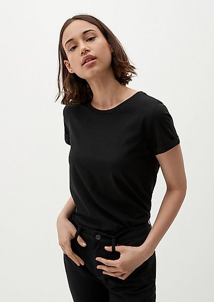 QS Kurzarmshirt T-Shirt Jerseyshirt mit Crew Neck günstig online kaufen