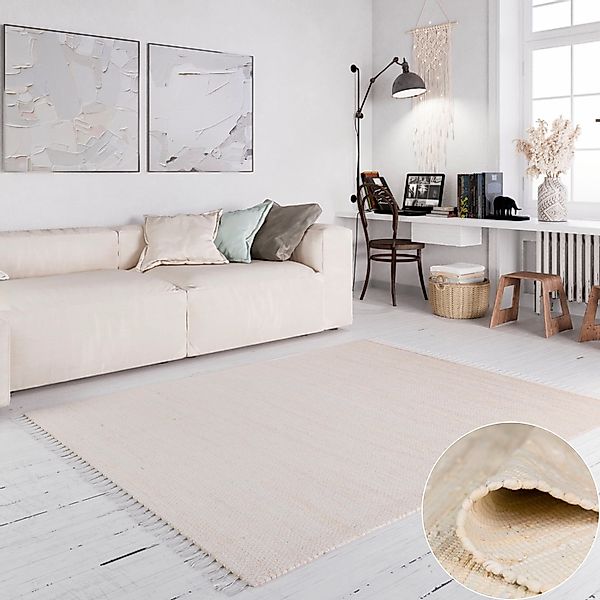 my home Teppich Wertingen, rechteckig, Höhe: günstig online kaufen