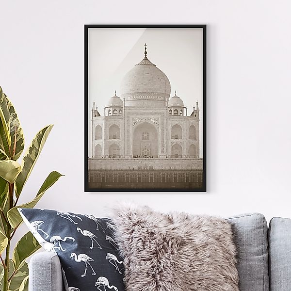 Bild mit Rahmen - Hochformat Taj Mahal günstig online kaufen