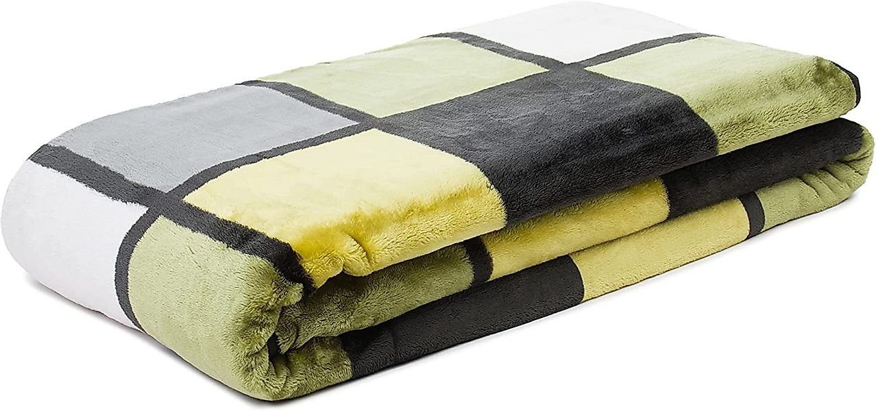 Wohndecke Antigua Cashmere Feeling Karo Kuscheldecke, günstig online kaufen