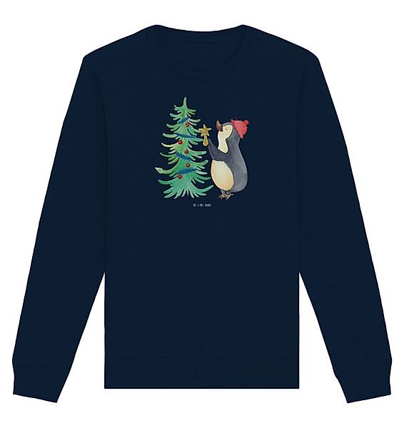 Mr. & Mrs. Panda Longpullover Pinguin Weihnachtsbaum Größe XL - French Navy günstig online kaufen