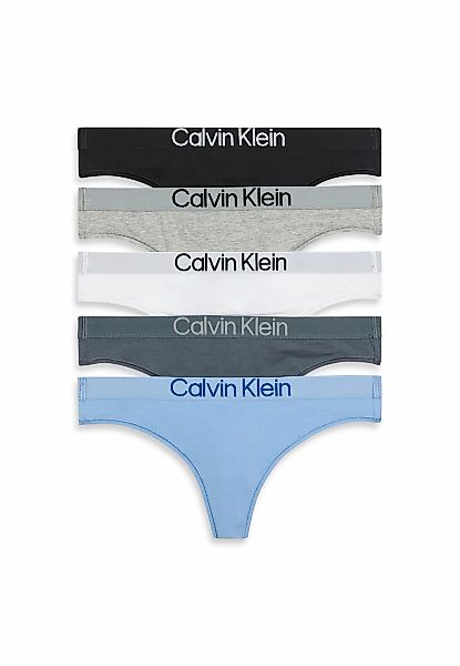 Calvin Klein Underwear Tanga "THONG 5PK", (Packung, 5 St., 5er-Pack), Mit e günstig online kaufen