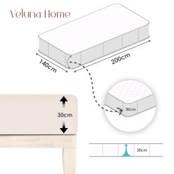 Veluna Home Spannbettlaken Premium Jersey Bettlaken, günstig online kaufen