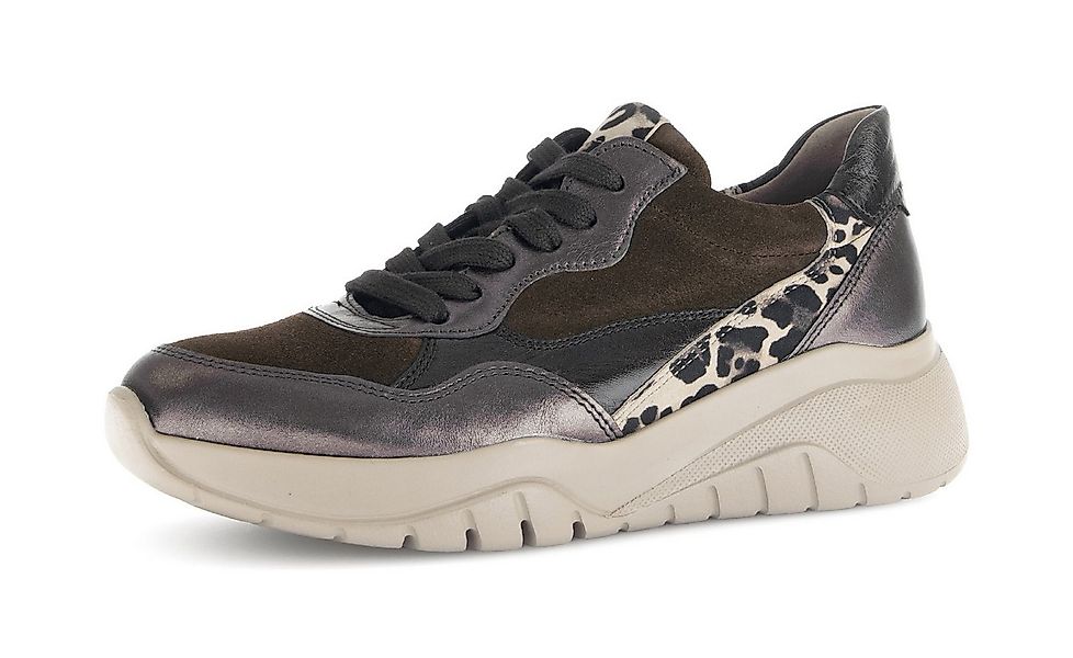Gabor Plateausneaker, Schnürschuh, Halbschuh mit modischen Kontrastbesätzen günstig online kaufen