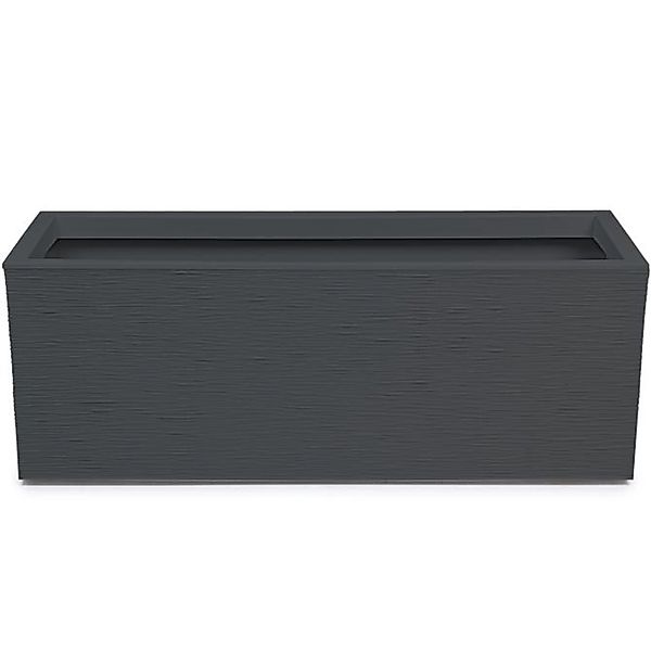 ONDIS24 Blumenkasten Graphit (1 St), 79.5 x 29.5 x 29.5 (H) cm, Pflanzvolum günstig online kaufen