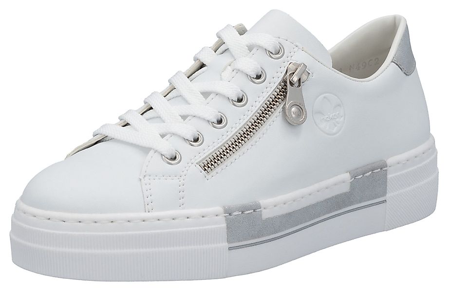 Rieker Plateausneaker mit Zierreißverschluss seitlich, Freizeitschuh, günstig online kaufen