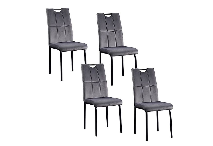 HTI-Living Esszimmerstuhl Stuhl Denton Velvet 4er-Set (Set, 4 St), Esszimme günstig online kaufen