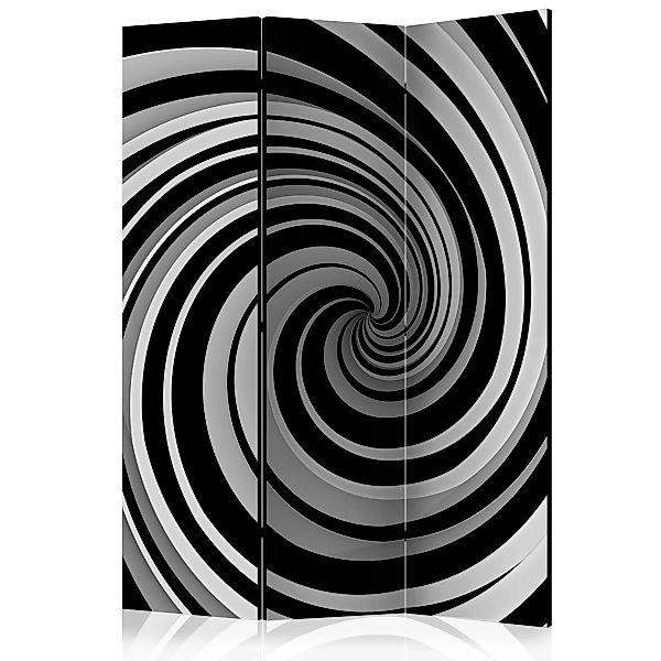 3-teiliges Paravent - Black And White Swirl [room Dividers] günstig online kaufen