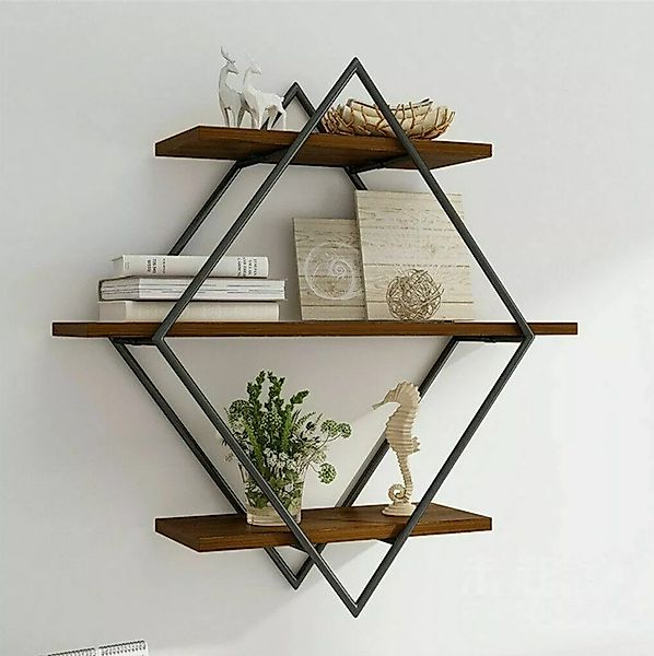 Holz Lichter Wandregal Wandregal Bücherregal 3 günstig online kaufen