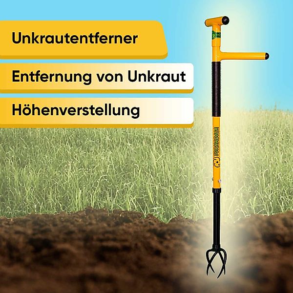 Tornadica Vertikutierer Gartenkralle T-Griff Unkrautentferner Kultivator, günstig online kaufen