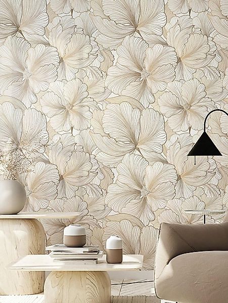 HomeBella Mustertapete Selbstklebende Tapete Blumen Florale günstig online kaufen