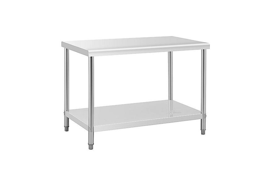 Royal Catering Arbeitstisch 120 x 70 cm Neu Edelstahl Gastro Tisch Edelstah günstig online kaufen