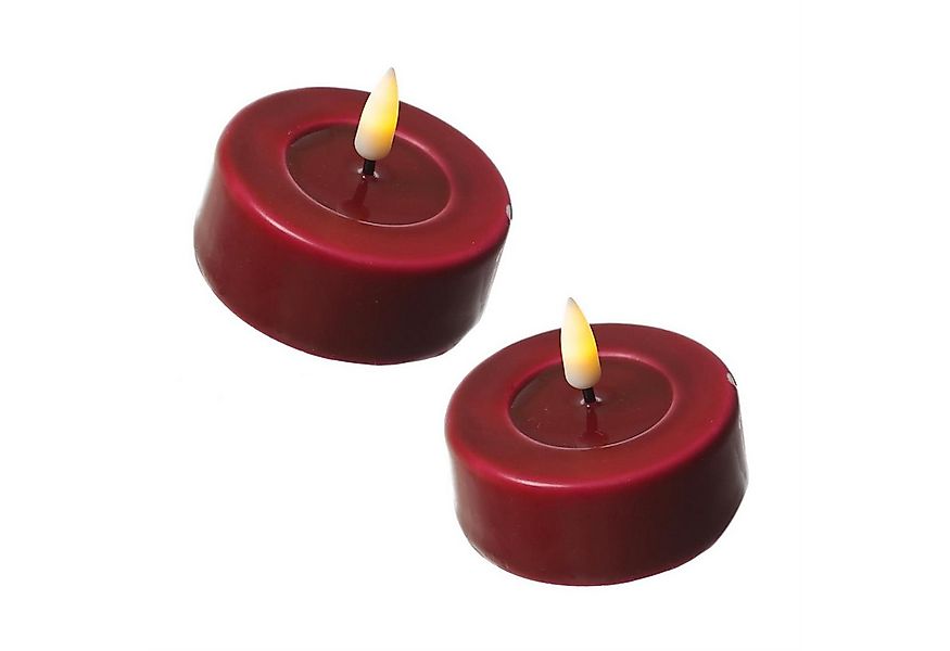 Deluxe Homeart LED-Kerze LED Teelichter Mia Deluxe flackernd D: 6,1cm borde günstig online kaufen