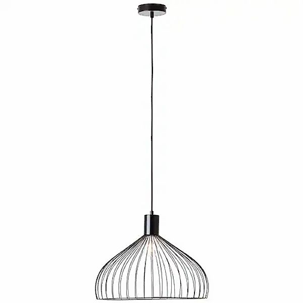 Brilliant Pendelleuchte »Blacky« E27 1 Stk. Hängelampe 40cm schwarz matt günstig online kaufen
