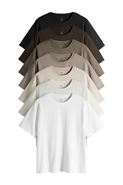 The Set T-Shirt The Set Kurzarm-T-Shirts, 7er-Pack (7-tlg) günstig online kaufen
