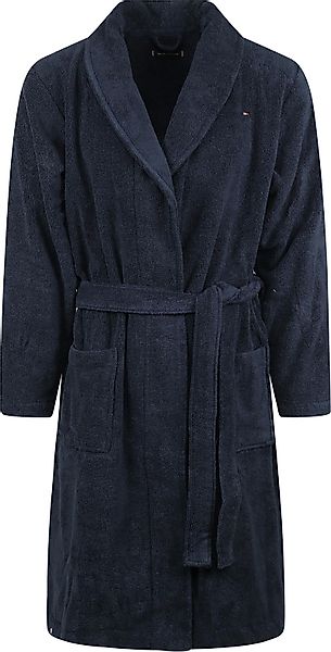 Tommy Hilfiger Bademantel Dunkelblau - Größe XL günstig online kaufen