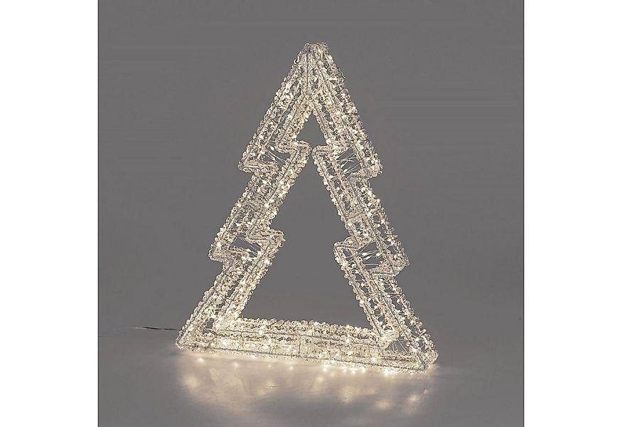 Kunstbaum Acryl Pearls, formano, Höhe 30 cm, IP44 Adapter, Weiß, Motiv: Bau günstig online kaufen