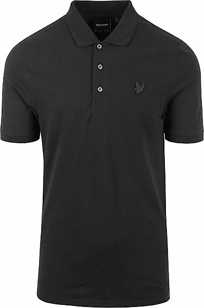 Lyle and Scott Tonal Eagle Poloshirt Anthrazit - Größe XXL günstig online kaufen