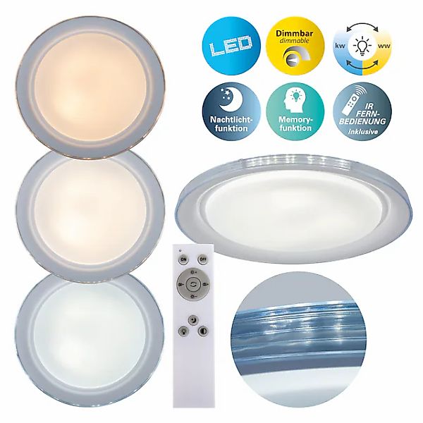 näve LED Deckenleuchte »Claire«, 1 flammig, Leuchtmittel LED-Modul   LED we günstig online kaufen