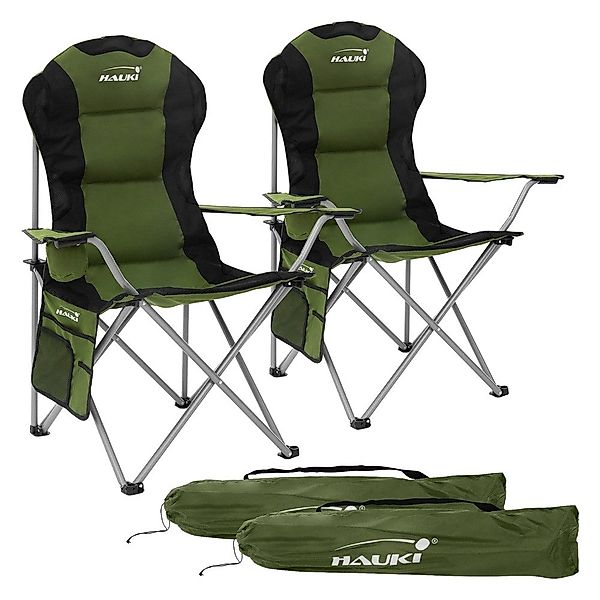 Hauki Campingstuhl Faltstühl faltbar mit Getränkehalter günstig online kaufen