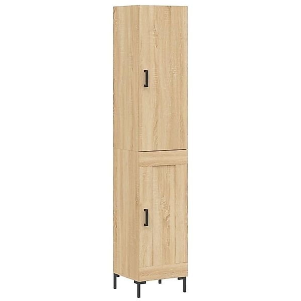 vidaXL Highboard Highboard Sonoma-Eiche 34,5x34x180 cm günstig online kaufen
