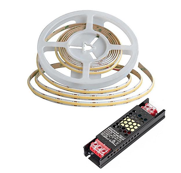 V-TAC LED Stripe COB LED Streifen DC 24V LED Strips mit 480 LEDs 8mm Breite günstig online kaufen