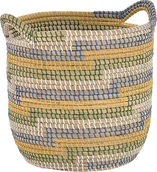 Krines Home Aufbewahrungskorb Runder Tragekorb Dekokorb günstig online kaufen