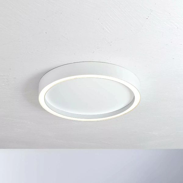 Bopp Aura LED-Deckenlampe Ø 40cm weiß/weiß günstig online kaufen
