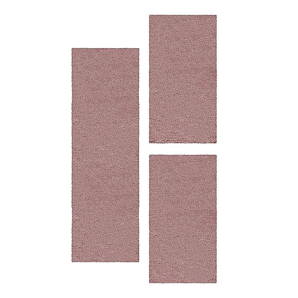 SIMPEX24 Hochflor-Bettumrandung Unicolor - Einfarbig, Höhe günstig online kaufen