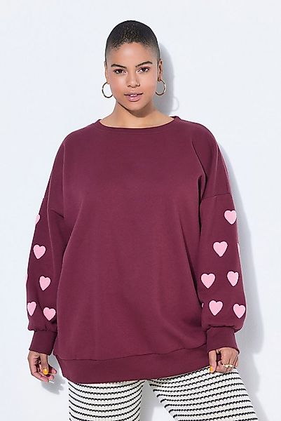 Studio Untold Sweatshirt Sweatshirt extra oversized Ärmel-Hearts günstig online kaufen